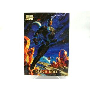 1994 Fleer Marvel Masterpieces Black Bolt #5 Hildebrandt Brothers Vintage (a7)